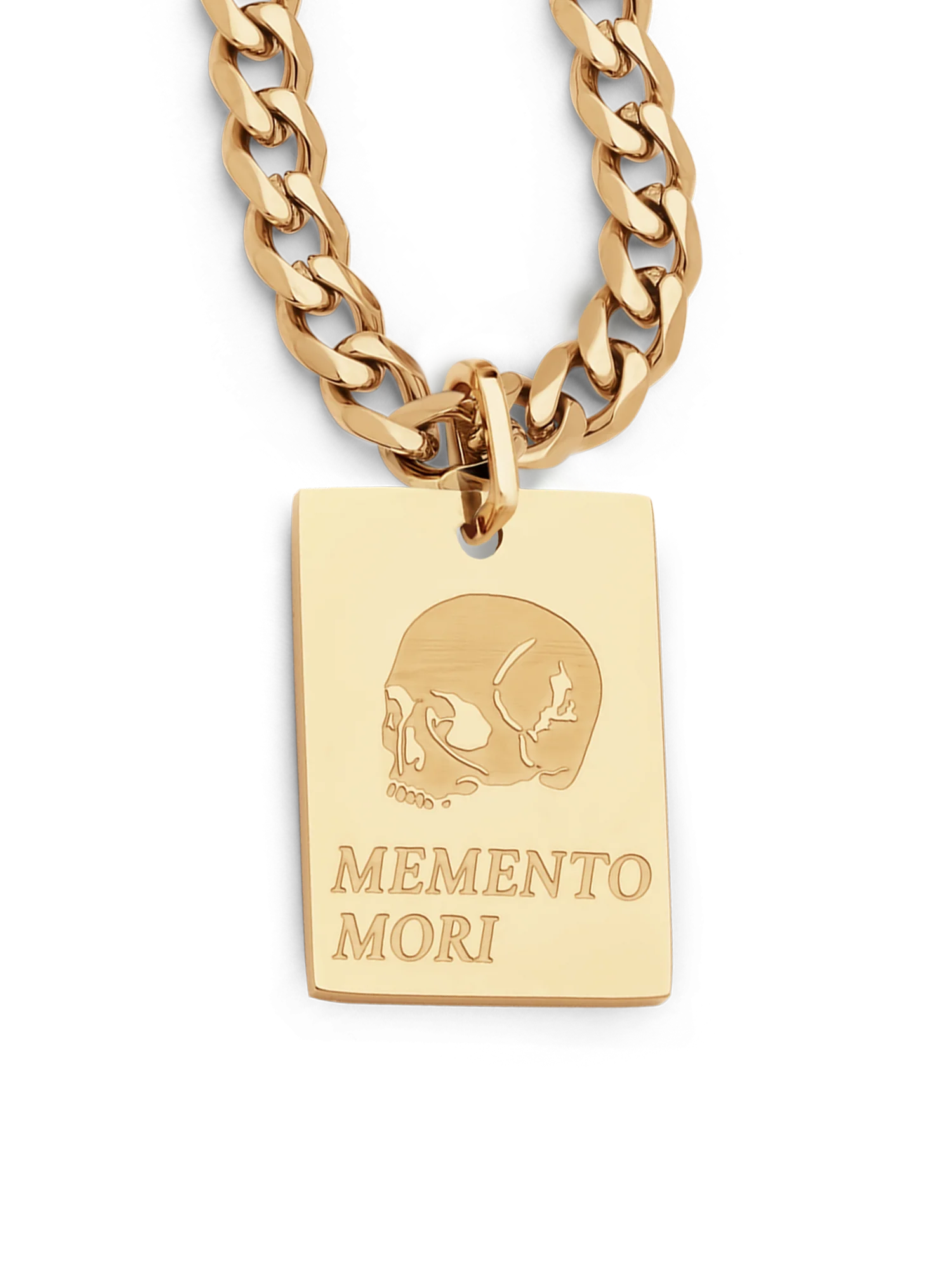 Memento Mori Necklace (Gold)
